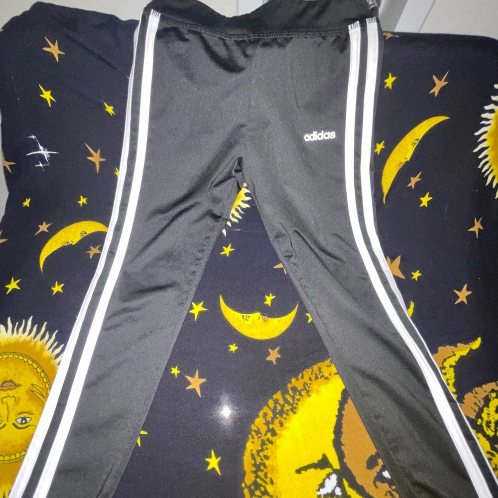 Adidas little girl leggings black